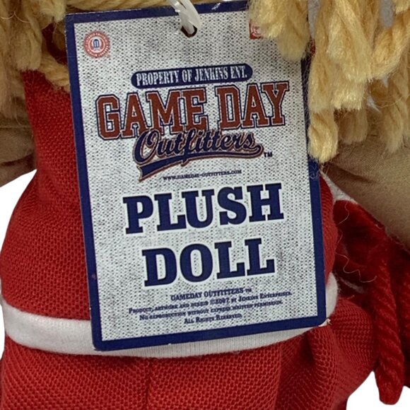 The Ohio State Cheerleader Plush Stuffed Doll Game Day Outfitters 10” New - Picture 4 of 6